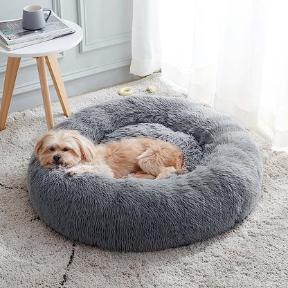 Relaxing Donut Long Hair Bed