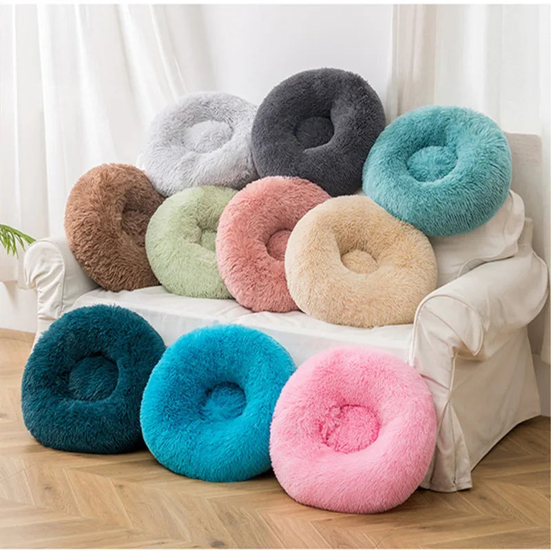 Relaxing Donut Long Hair Bed