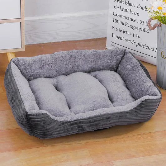 Square Plush Bed